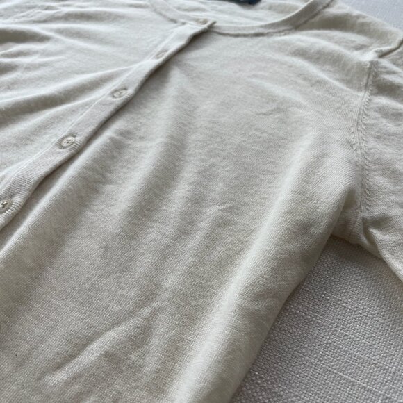 Naadam Super Fine Cashmere Cropped Cardigan - Picture 4 of 6